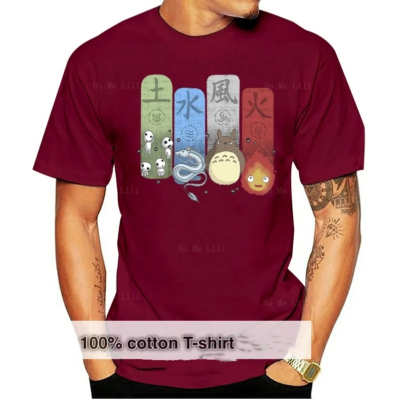 Рубашка в японском стиле аниме Тоторо для мужчин и женщин, мультяшная летняя футболка с изображением персонажа из мультфильма Миядзаки Хаяо для студии