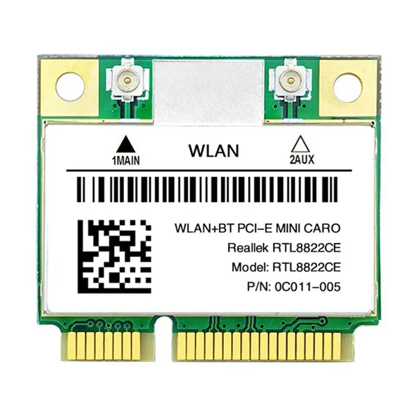 Фото 10X RTL8822CE 1200 Мбит/с 2.4ГГц/5ГГц 802.11AC Wi-Fi карта, мини-PCIe, поддержка Bluetooth 5.0 для ноутбуков/ПК с Windows 10/11 №4