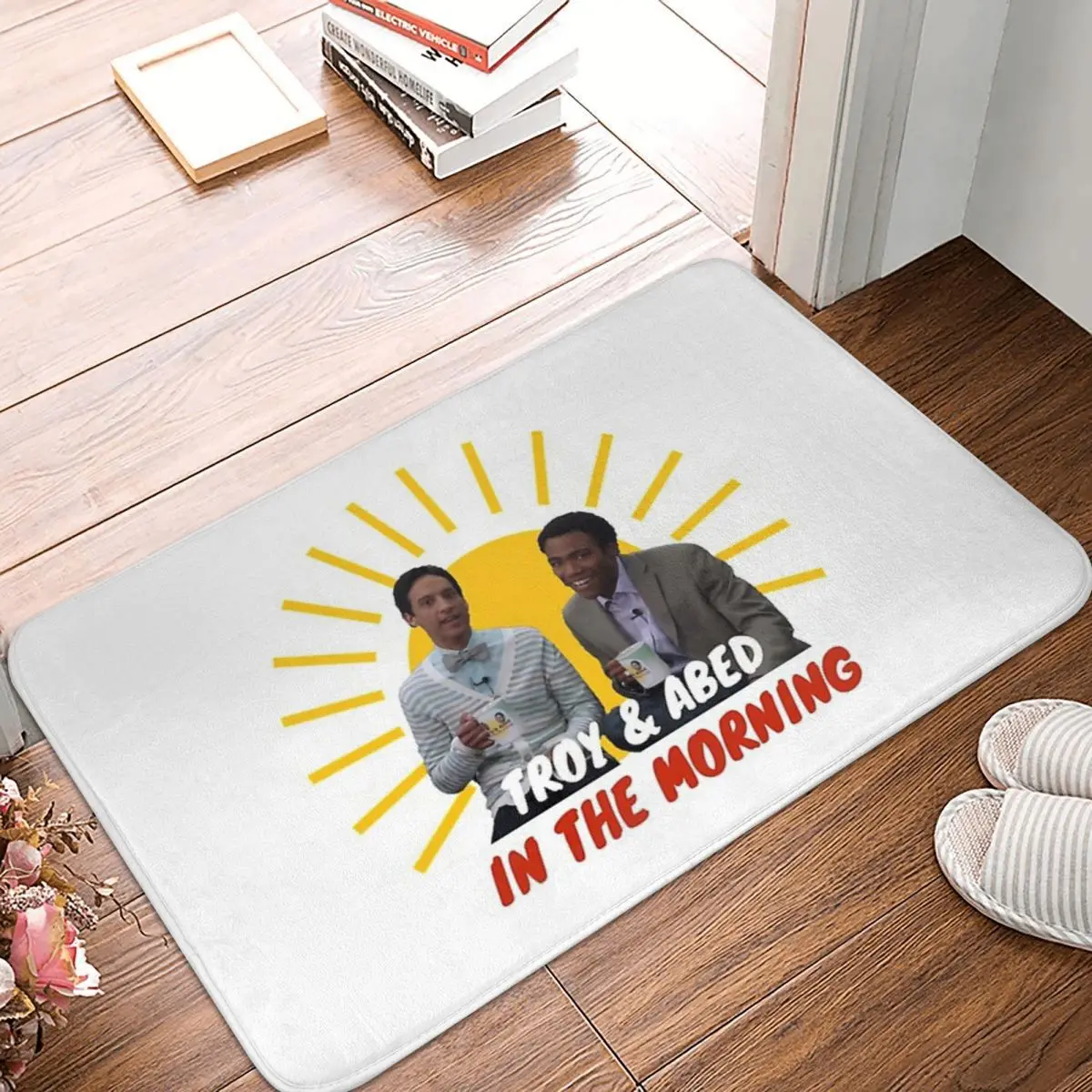 

Troy And Abed In The Morning 60x40cm Carpet Polyester Floor Mats Cute Style Living Room Gifts