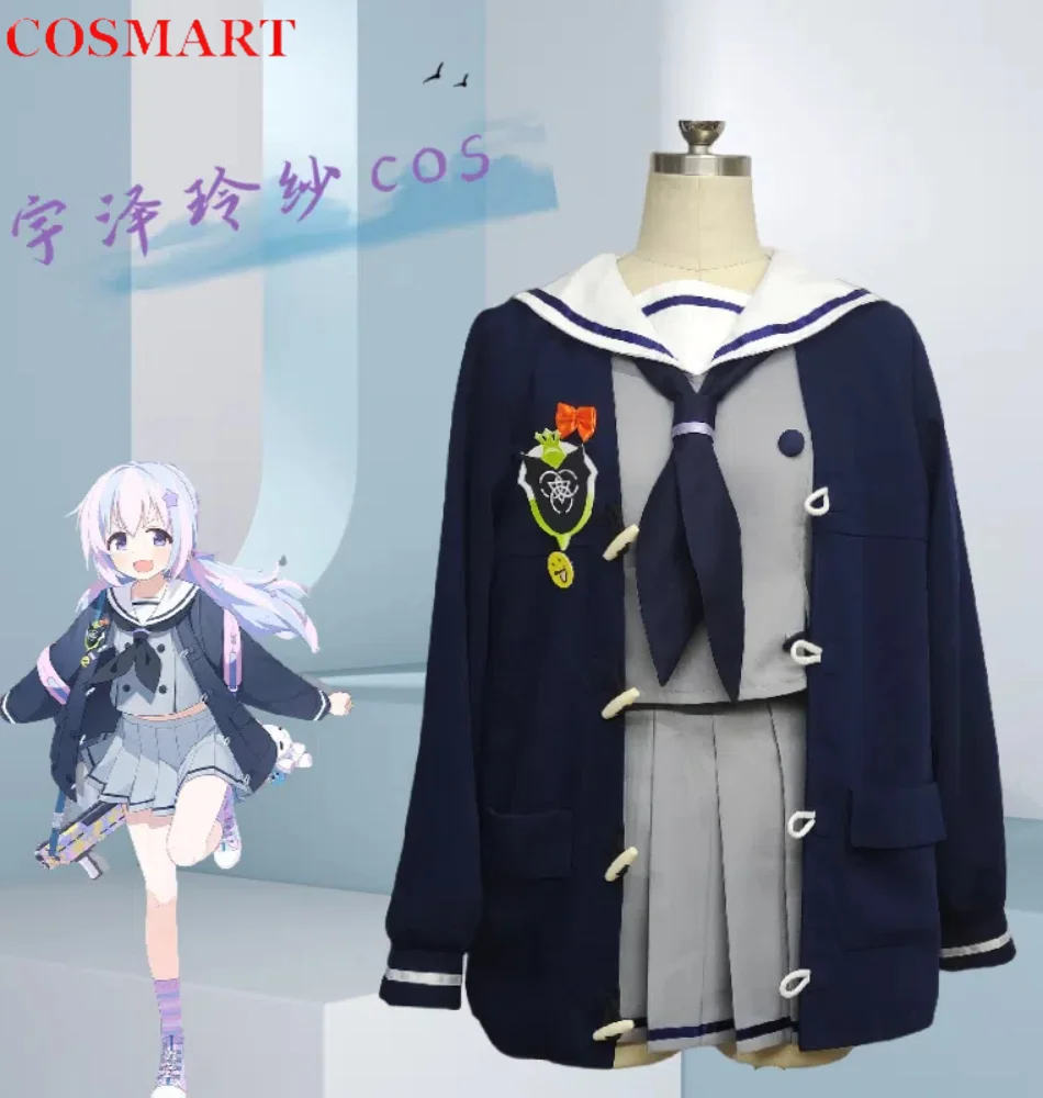 COSMART синий архив узава Reisa косплей костюм игры аниме вечерние Униформа Hallowen