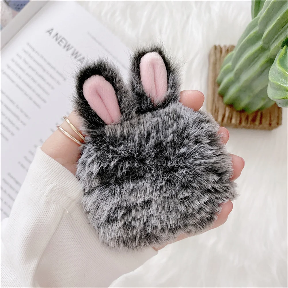 

Office Accessories Headset Protector Adorable Lightweight Rabbit Ears Headset Case 1 Pcs Creative Protective Cover For Airpods