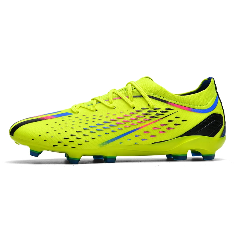 High Quality Men Football Boots Adults Low-top Soccer Shoes Spring Summer Kids Boy Soccer Cleats TF/FG Outdoor Training Sneakers