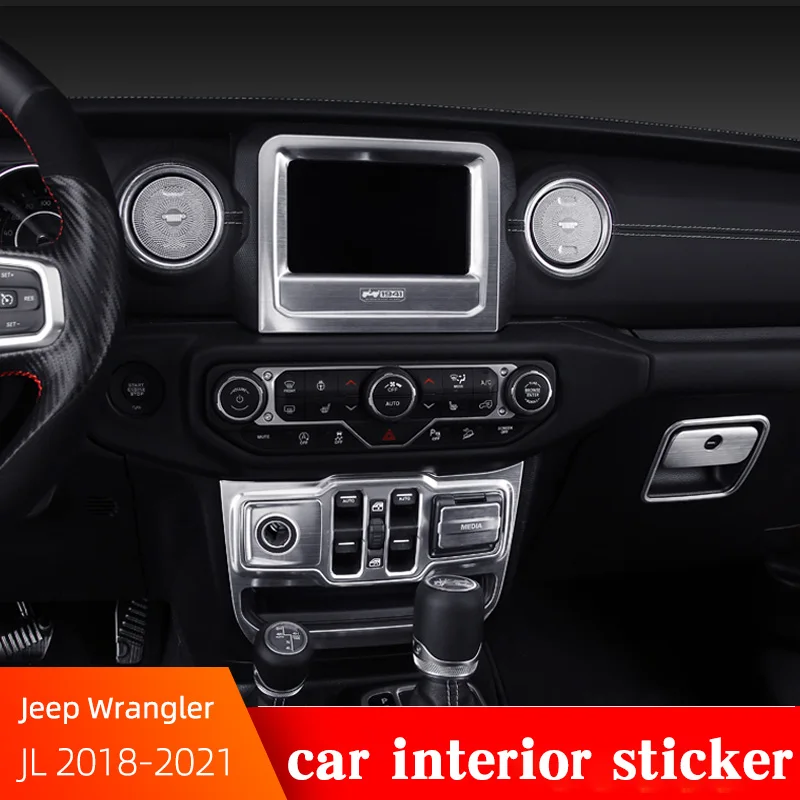 

Фотоаксессуары для Jeep Wrangler JL 2018-2021 металлические устойчивые к царапинам износостойкие аксессуары для украшения