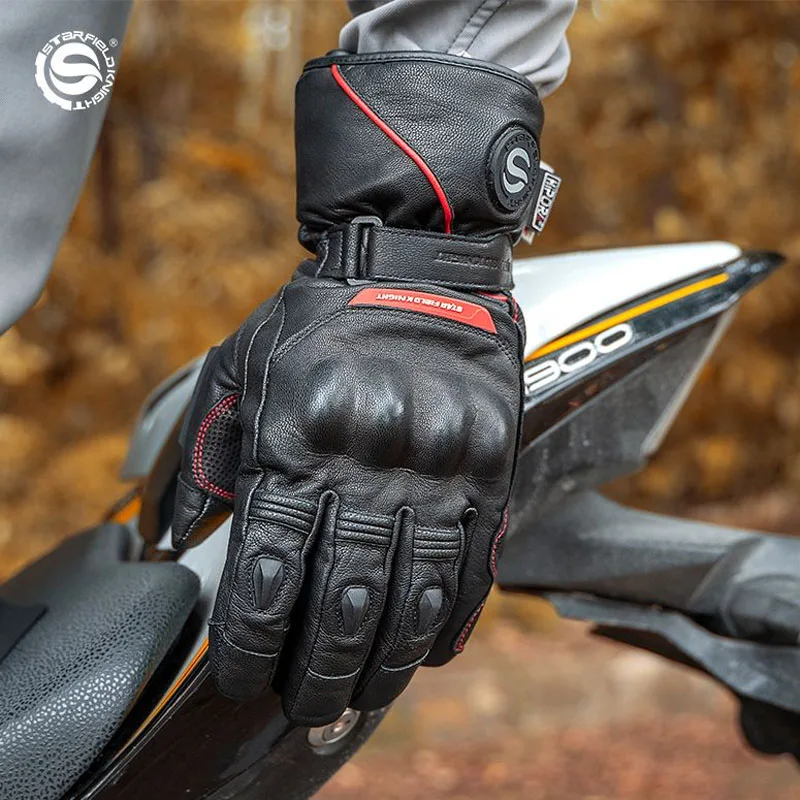 Водонепроницаемые перчатки с электрическим подогревом мотоциклетные