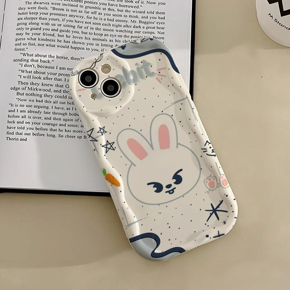 Kpop S-StrayES K-Kids Чехол для телефона Color IPhone 13 16 14 12 15 11 Plus Pro XS Max Mini X XR SE2020 Wave Light ТПУ