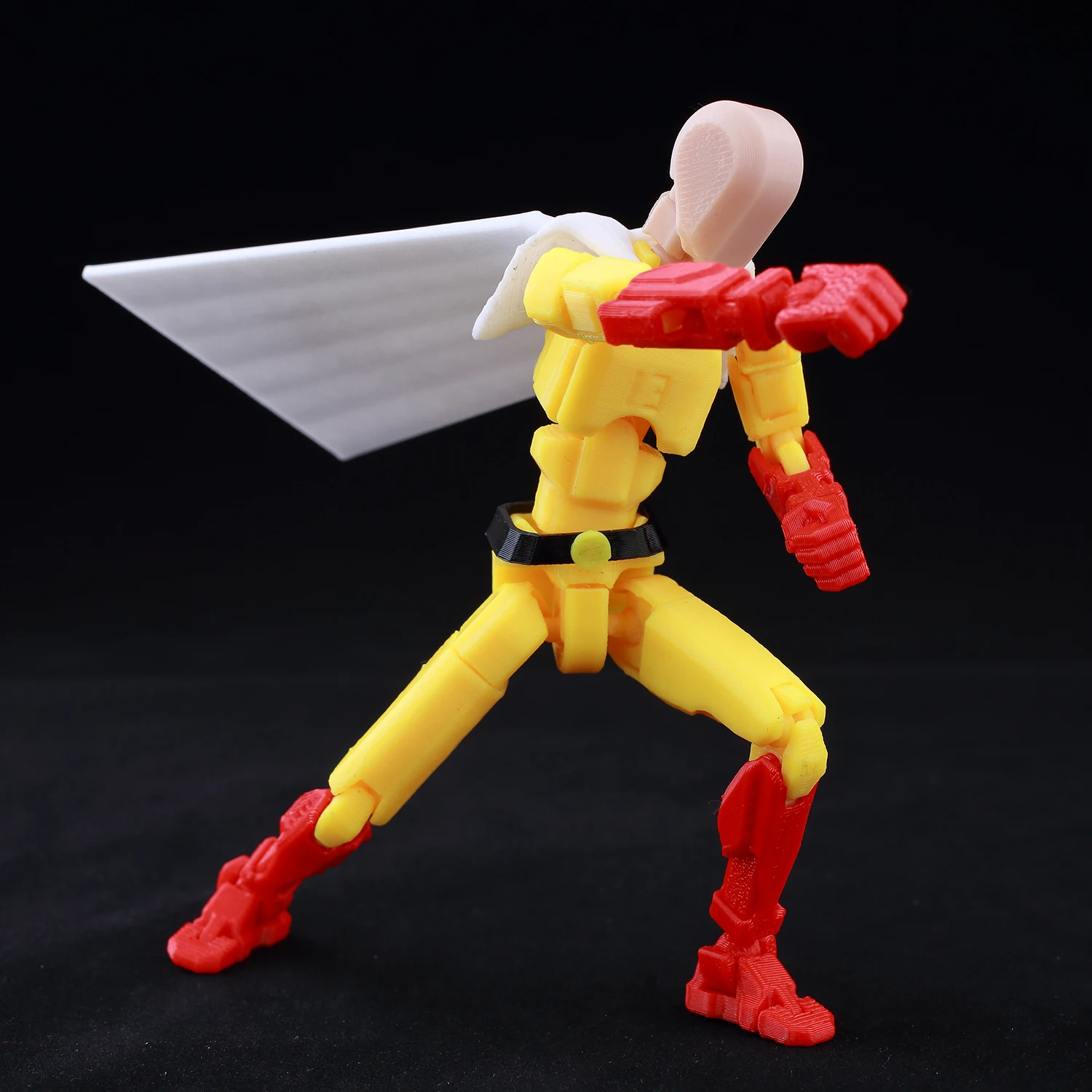 Фото 9L3D печатная 3D-фигурка Lucky Dummy 13 One-Punch Man, многосуставная позашляховая аниме-модель, коллекционный подарок для фанатов №2