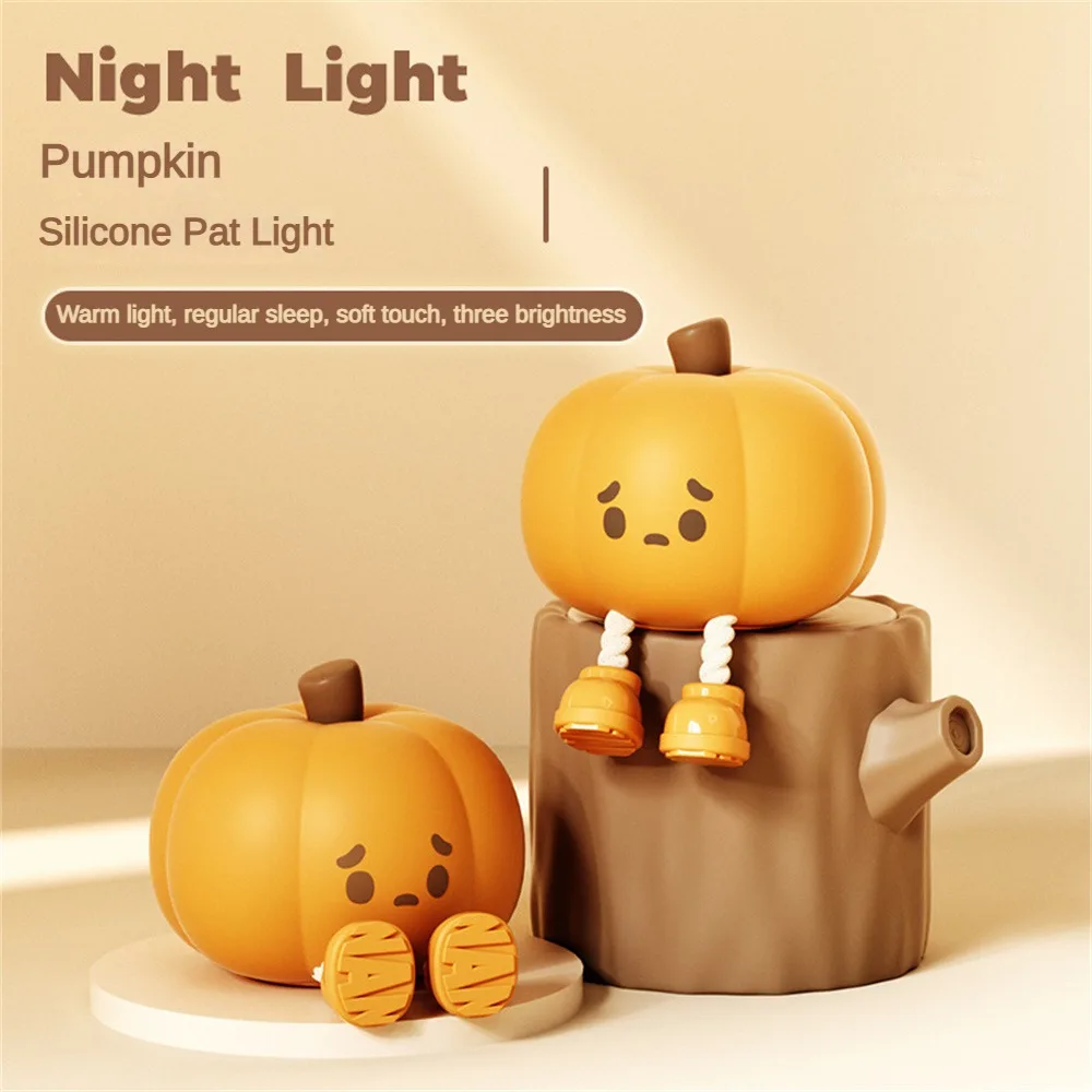 

Cartoon Design Holiday Decorative Lights High-quality Materials Halloween Light Ornaments Cute Pumpkin Rendering Atmosphere