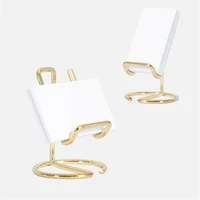 Creative Metal Phone Holder Desktop Organizer Golden Rose Gold Wrought Iron Phone Stand School Office Supplies Desk Set