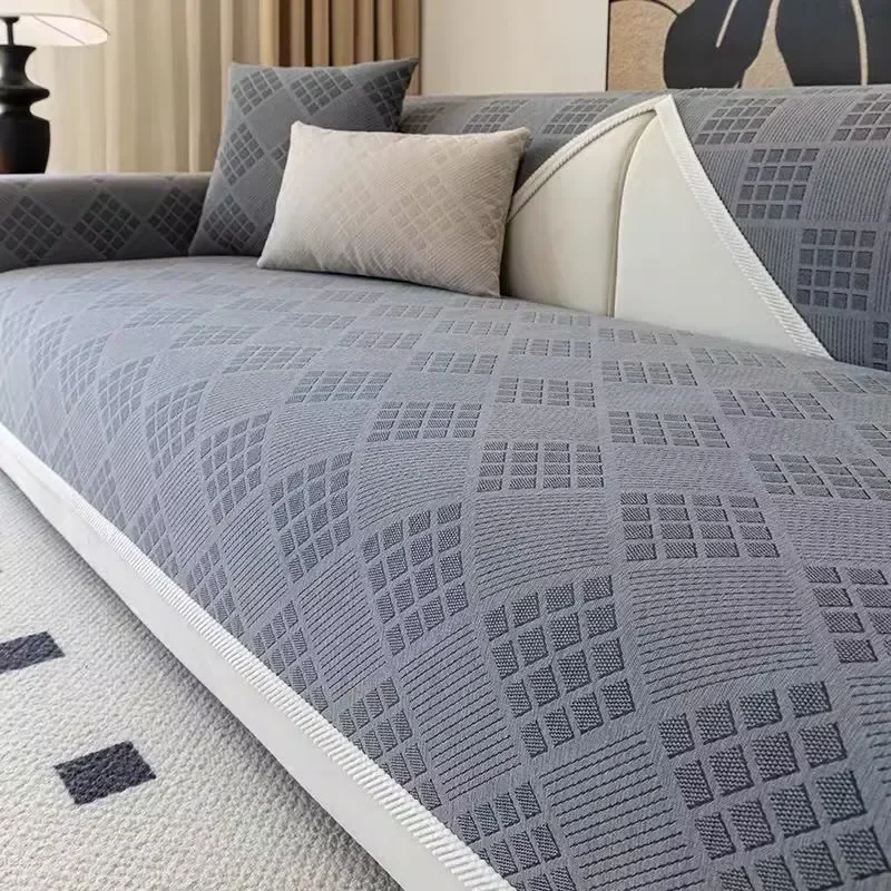 Роскошный чехол для дивана из синели подушка сиденья нескользящее одеяло