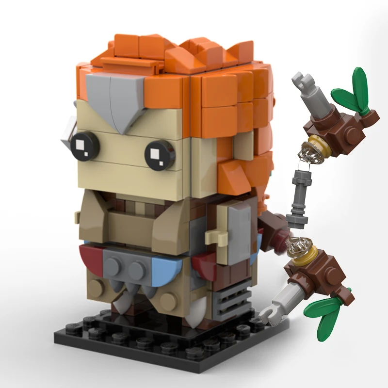 

MOC 8cm Game Figure Model Building Blocks Kids Toys Action Figure Blocks Educational Toys For Children Particle Building Blocks