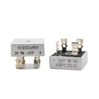 5pcslot kbpc2510 25a 1000v diode bridge rectifier 2510 rectifiers