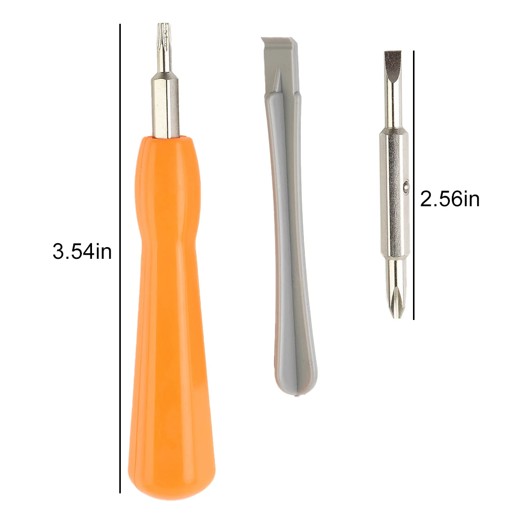 

4Pcs/Set Ring Screwdriver Torx T15 PH2 And SL4.0 Double-end Screwdriver Bit Head For Ring Doorbell Battery Change Tools