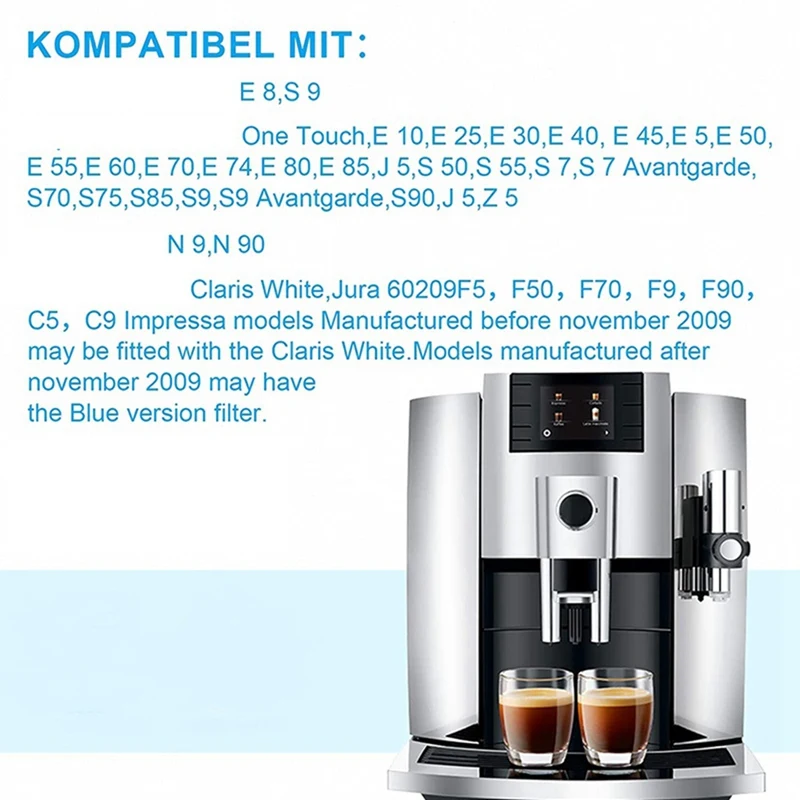 4 шт. для Jura Impressa Z5 Z6 E8 E9 J5 F60 S7 S9 аксессуары кофемашин фильтр кофе