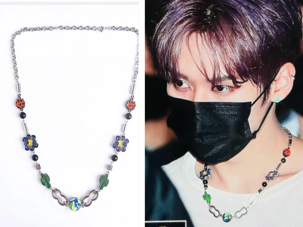 

Kpop Straykids Necklace Leeknow Tong Chain New Pendant Necklace Women Jewelry Girl Party Accessories Fans Collection Wholesale