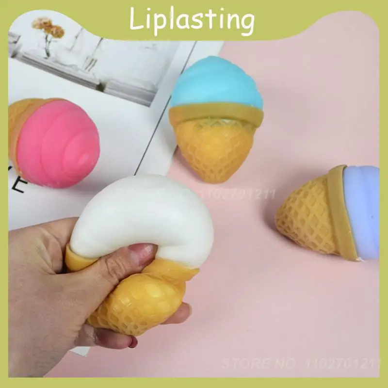 

Vent Ball Ice Cream Comfortable Touch Stress Relief Toys Slow Rebound Decompression Artifact Durable And Durable Pinch Le Tpr