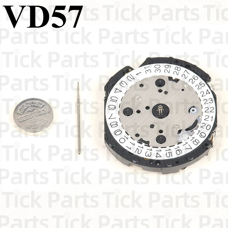 Оригинальный японский механизм VD57C многофункциональный кварцевый vd57 6 стрелок 9 12