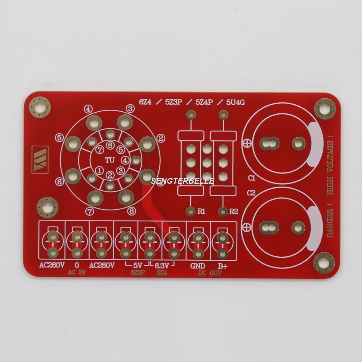 Трубчатый предусилитель Hi-Fi/комплект платы телефона для 6Z4 / 5Z3P 5Z4P 5AR4 - купить по