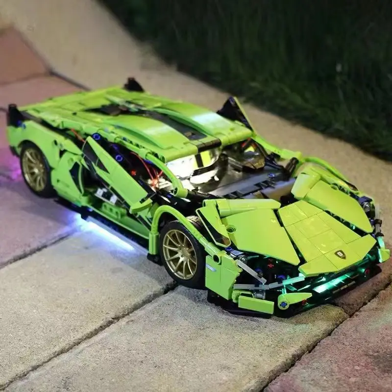 

Гоночные блоки Lamborghini, подарок на день рождения для друзей, детские блоки-головоломки