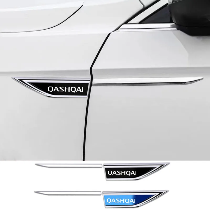 2 шт. для QASHQAI J10 J11 J12 Автомобильные Боковые двери лезвие Автомобильная