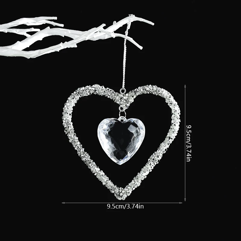 Хрустальные новогодние подвески CYZIWEI новогодние сказки на 5 минут