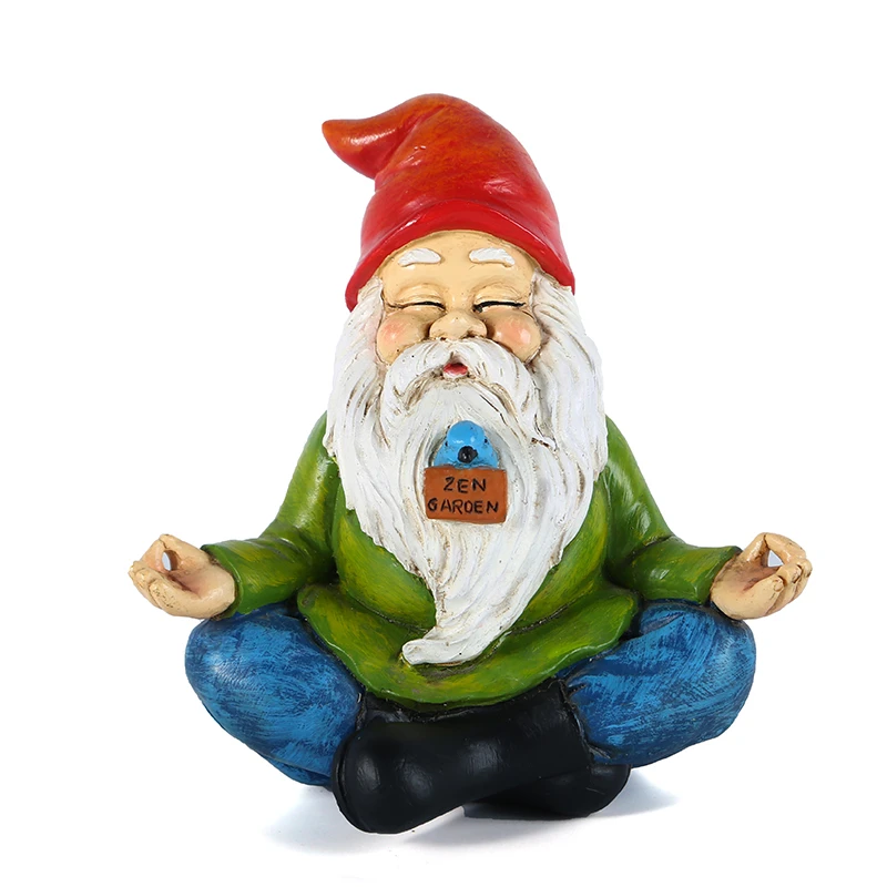 

Resin Gnome Statue Garden Decoration Dwarf Doll Courtyard Landscape Decor Funny Gnome Sculpture Home Office Desktop Ornament