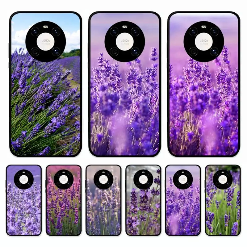 

Lavender Purple flowers Phone Case for Huawei Mate 20 10 9 40 30 lite pro X Nova 2 3i 7se