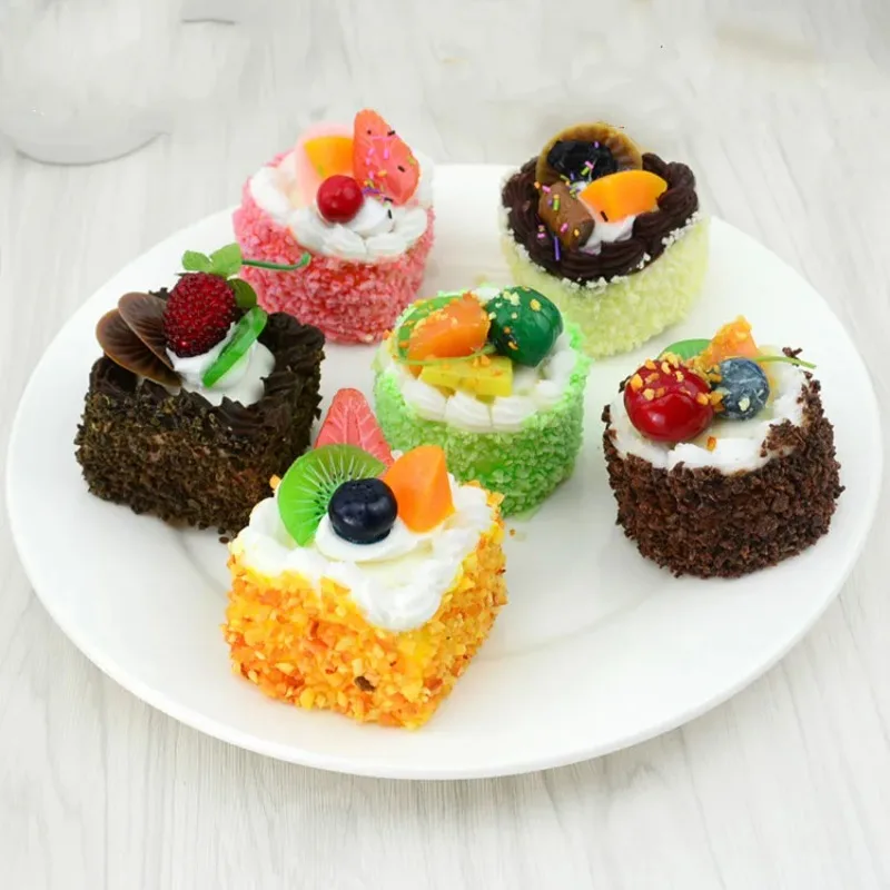 Искусственное пирожное Магнитная паста для холодильника украшения стола