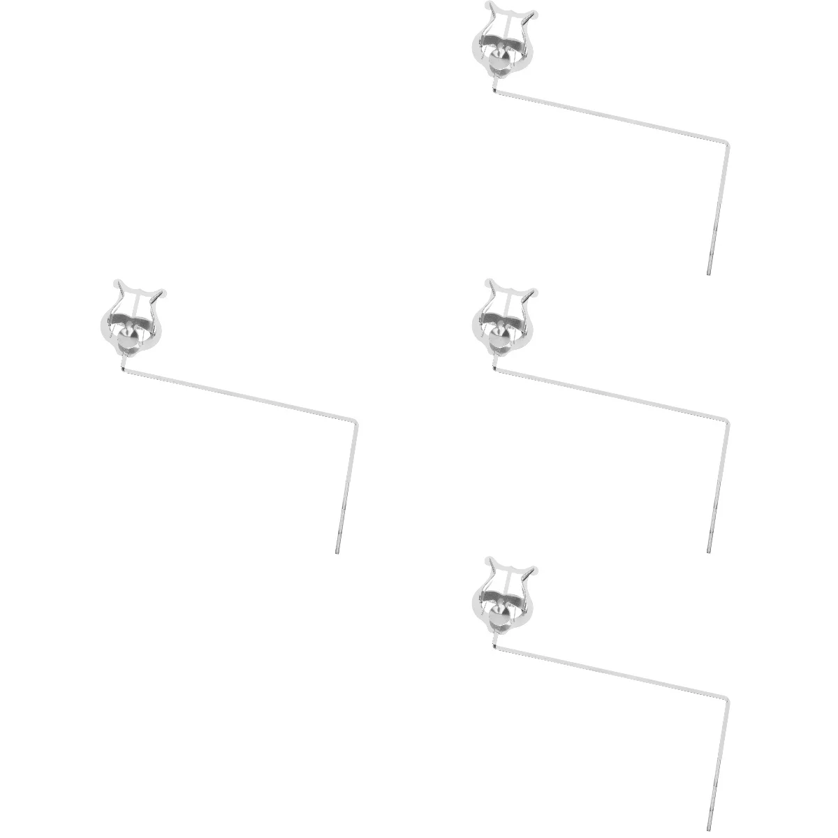 

4 шт. портативный зажим для тубы, зажим-держатель, походный зажим, тромбон Lyre