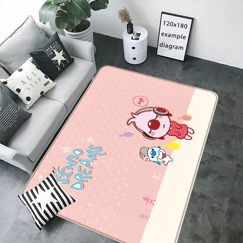 Коврик для собак S-Simba современный полосатый дизайн противоскользящий