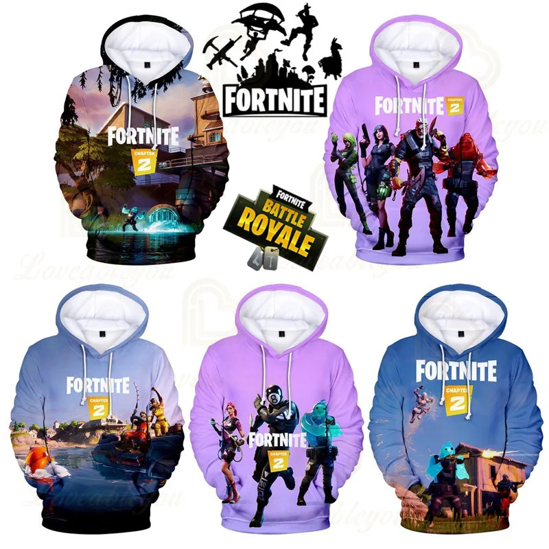 

Battle Fortnite Victory Royale Game 3d Sweatshirt Boys Girls Tops Hoodies Teen Clothes Shoot Hero Children's Wear Kids Hoodie