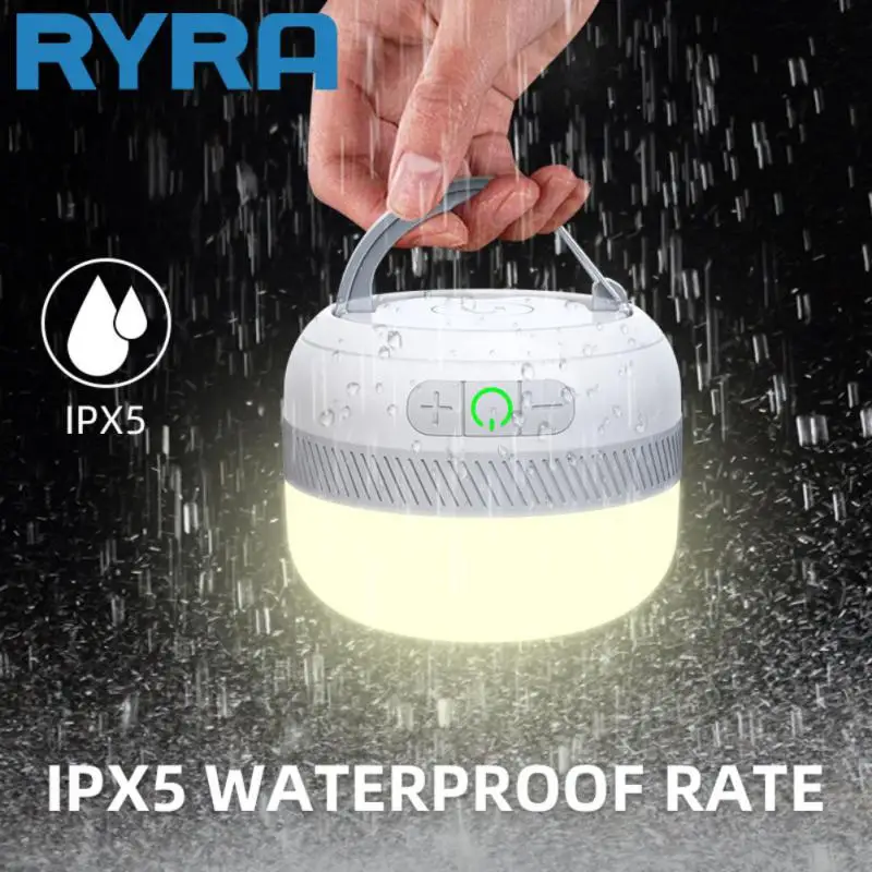 

Светодиодный фонарик для экстренного освещения, портативный подвесной фонарь, кемпинговая палатка, Usb-лампа, водонепроницаемый фонарик, пе...