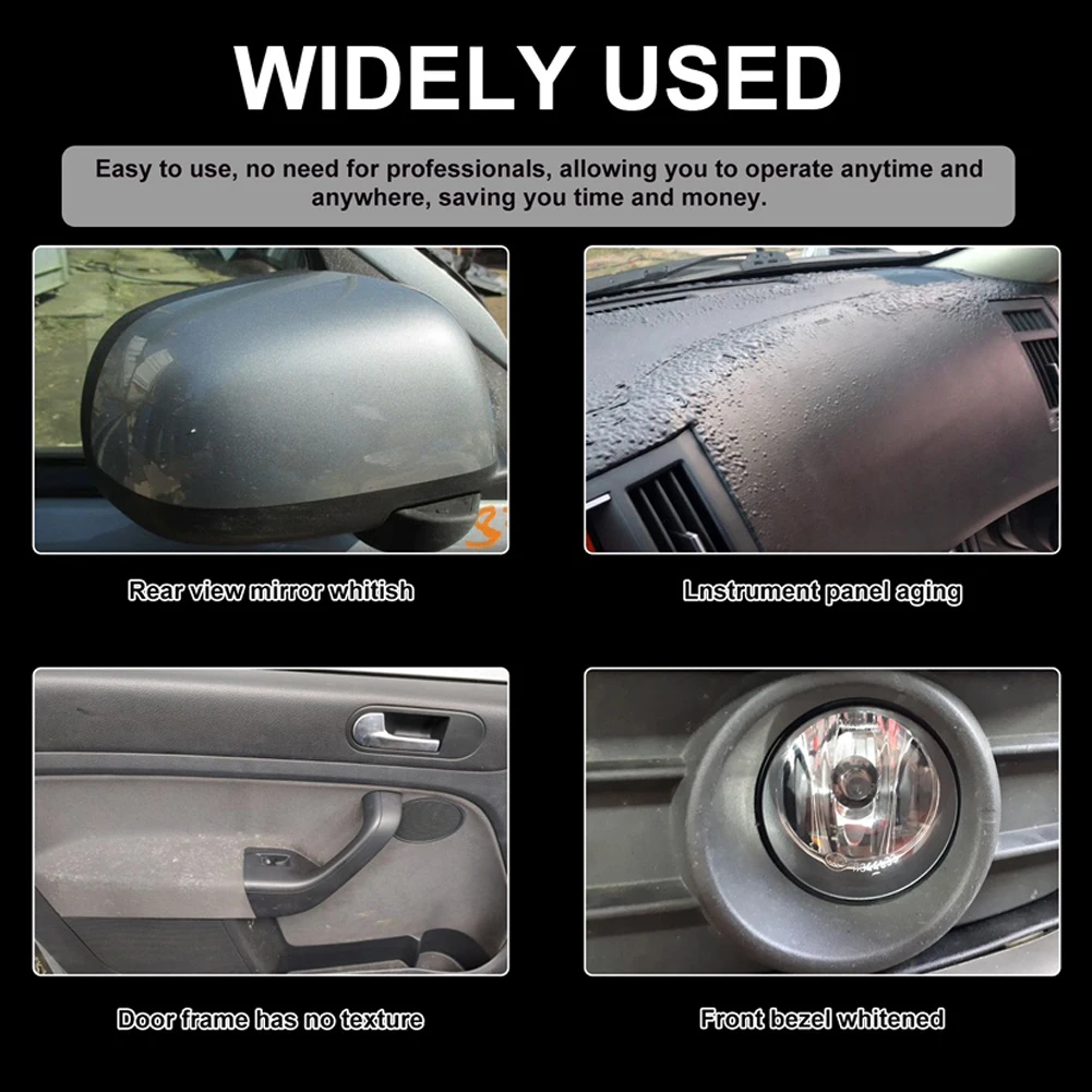 50 мл средство для освежающего покрытия пластмасс полировки и ремонта пластика