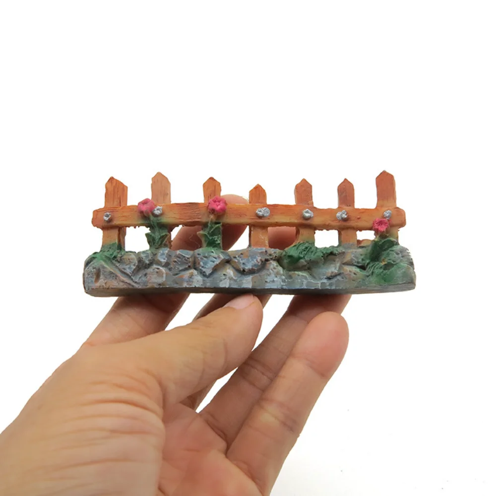 Микро-ландшафтный полимерный мини-забор креативный реальный семейный забор