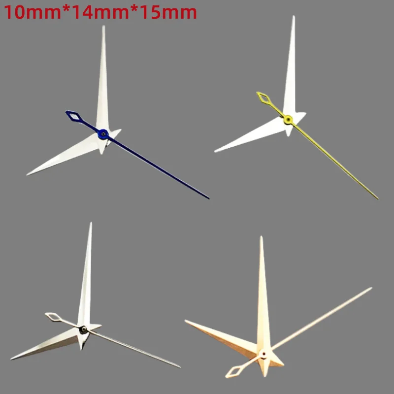 Стрелки для механических часов NH35/NH36/4R желтый/серебристый/розовое золото/голубой