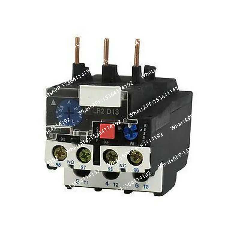 Фото Тепловое реле защиты двигателя LR2 D13 8A 5.5-8A, 3 фазы, 1НО 1НЗ, электрическое, от перегрузки, JR28-25 №2