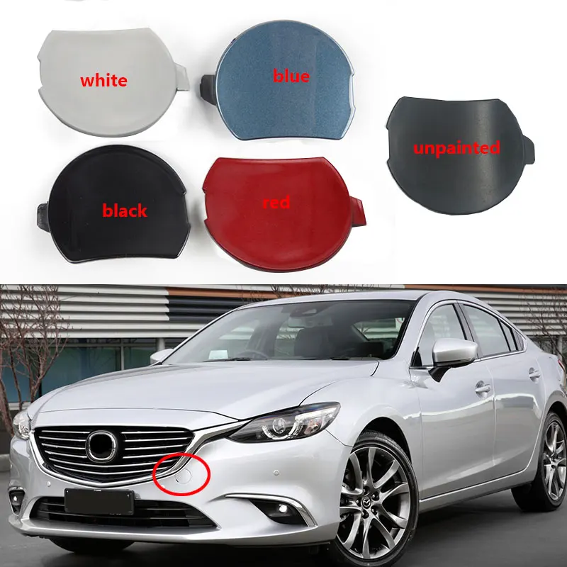 

Front Bumper Towing Tow Hook Cover Cap For Mazda 6 Atenza 2017 2018 OEM GW2F-50-A11