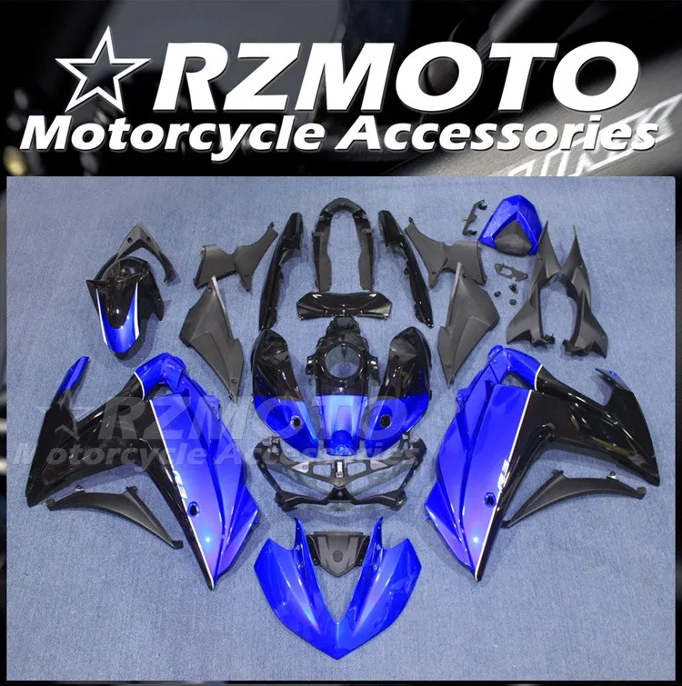 

4 подарка, новый комплект обтекателей из АБС-пластика для YAMAHA YZF-R3 15 16 17 18 YZF-R25 R3 R25 2015 2016 2017 2018, комплект обтекателей черного и синего цвета