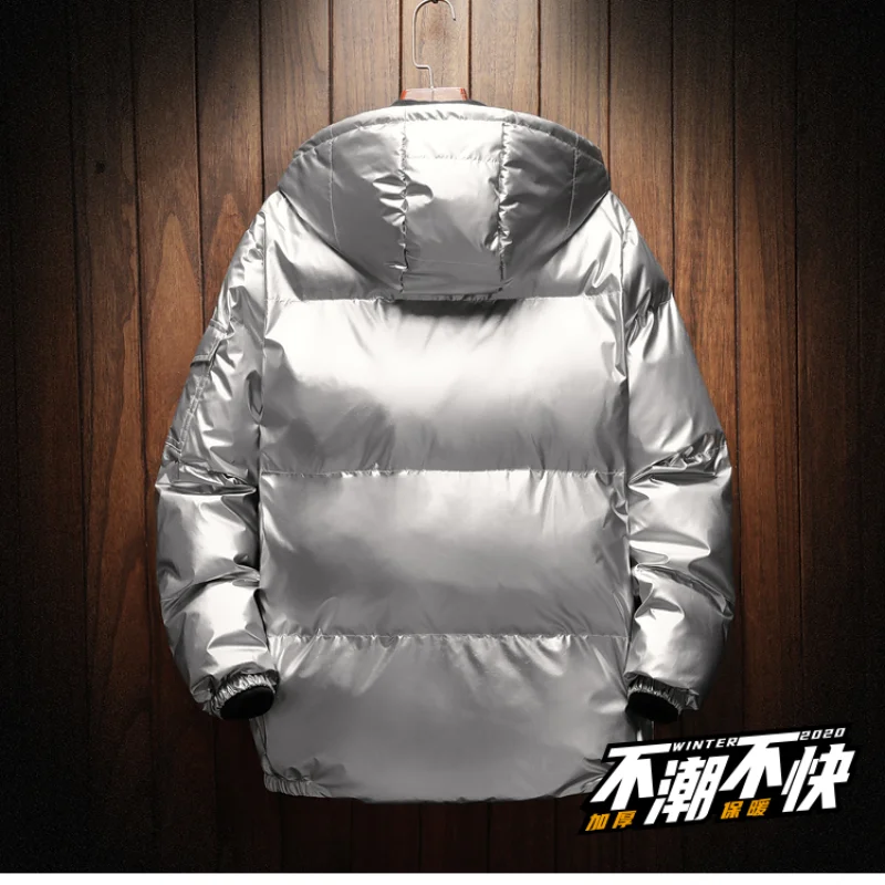 Winter men's jacket fashion men's warm cotton parka down cotton sweater coat casual outdoor clothing warm jacket men's clothing