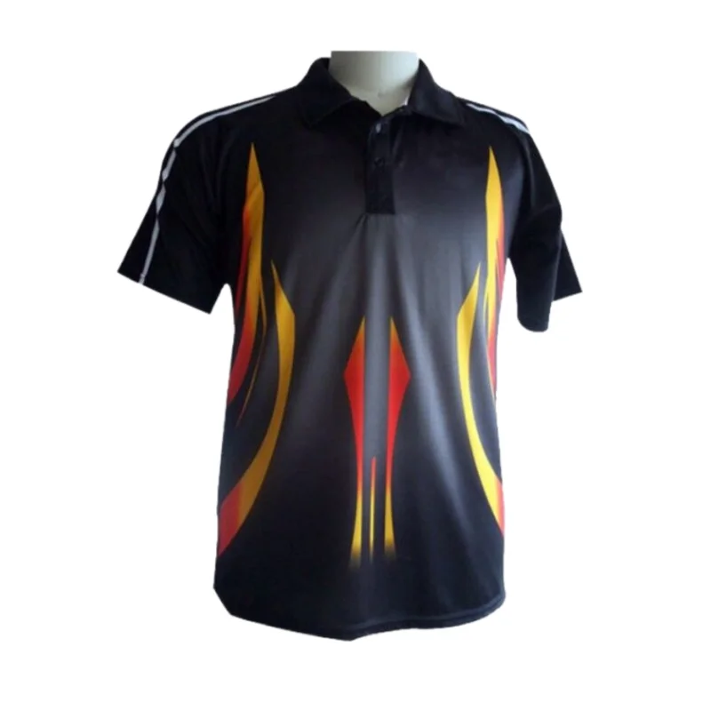 

5PCS Summer Casual Short Sleeved Polo Shirts Custom Sublimation Printing Polo