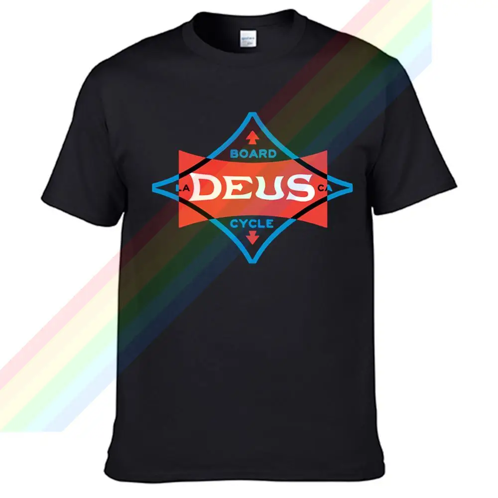 

Deus-Ex-Machina Board La Ca Cycle Summer Print T Shirt Clothes Popular Shirt Cotton Tees Amazing Short Sleeve Unique Unisex Tops
