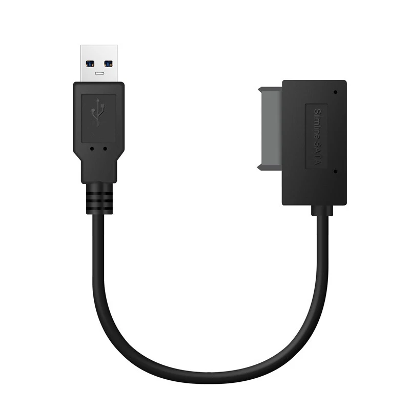 

SATA To USB2.0 Easy Drive Line Converter Cable 6+7P Notebook Optical Drive Line External Adapter Cable Transfer Box Computer