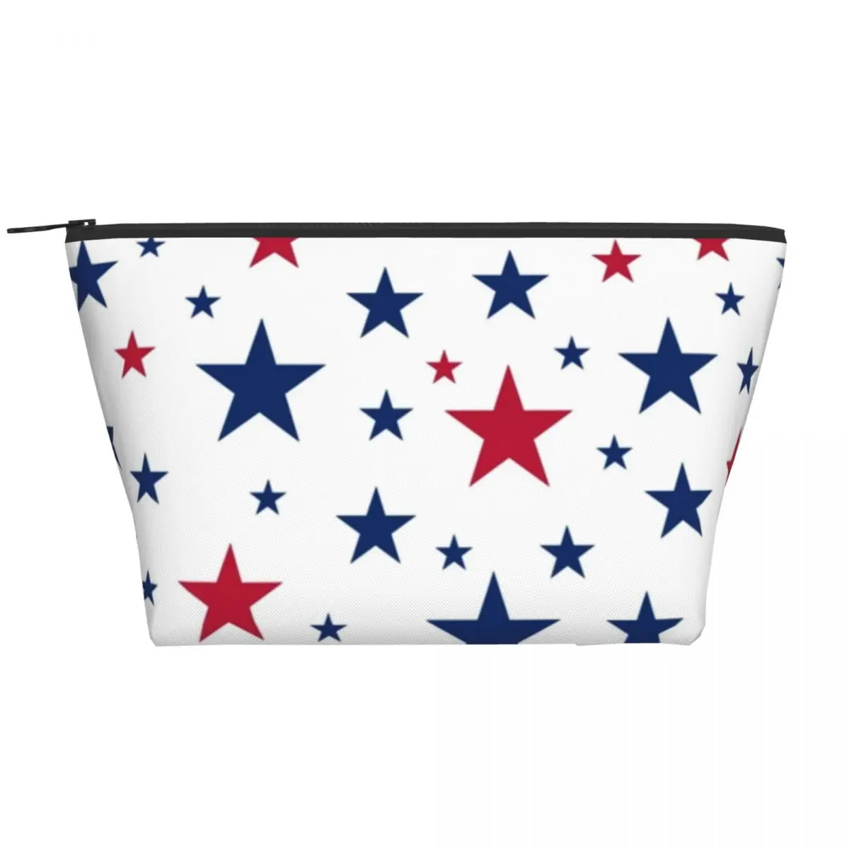 

Органайзер на молнии с принтом звезд, многофункциональная косметичка для девочек, косметичка для отдыха 4 июля с американскими звездами