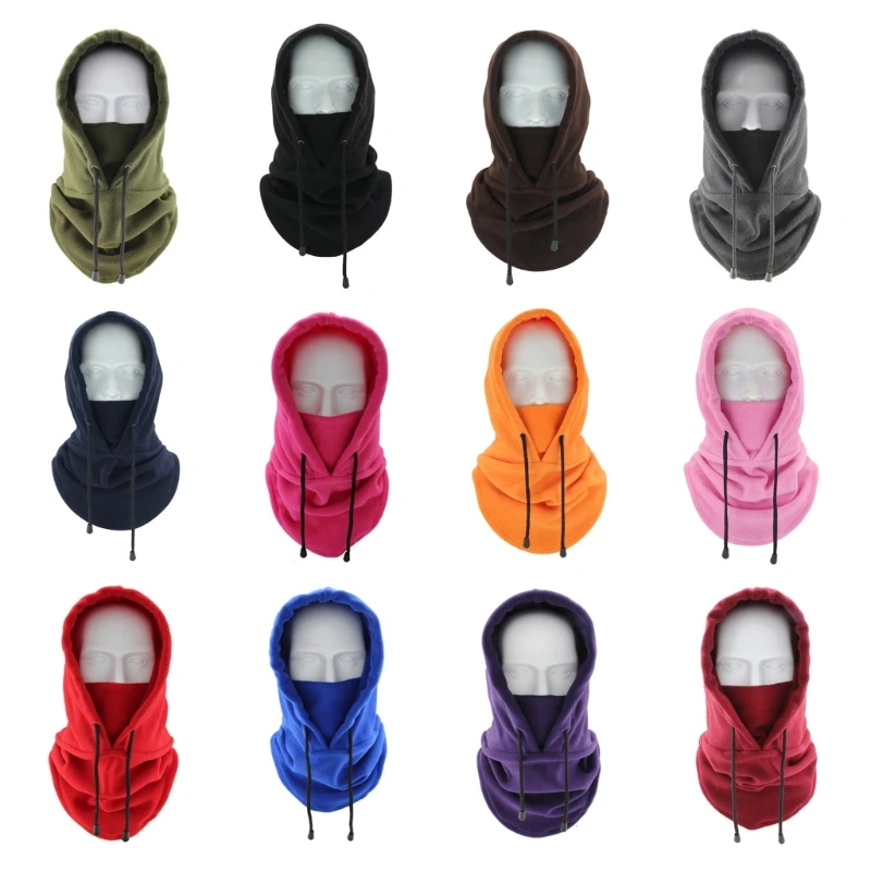 

Winter Fleece Hat Scarf Thick Cover Windproof Warm Balaclava Face Mask Hat