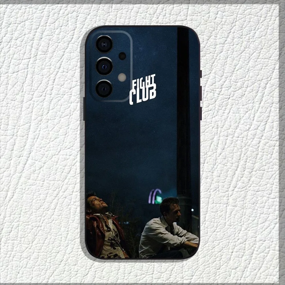 Чехол для телефона F-Fights-Clubs Samsung Galaxy A13 A21s A22 A31 A32 A52 A53 A71 A80 A91 Soft Black Shell