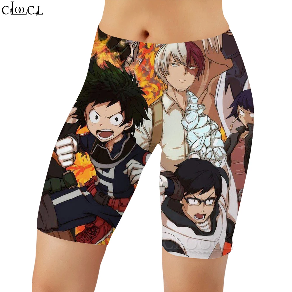 

CLOOCL Anime My Hero Academia Women Legging Graphics 3D Printed Casual Leggings Gym Workout Female Bodybuilding Shorts