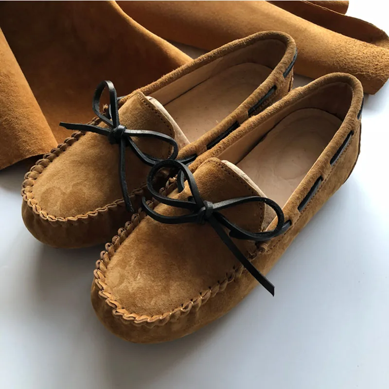 

Shoes Women 2023 Spring and Autumn Shoes Women 100% Genuine Leather Women Flat Shoes Casual Loafers Moccasins Lady Driving Shoes