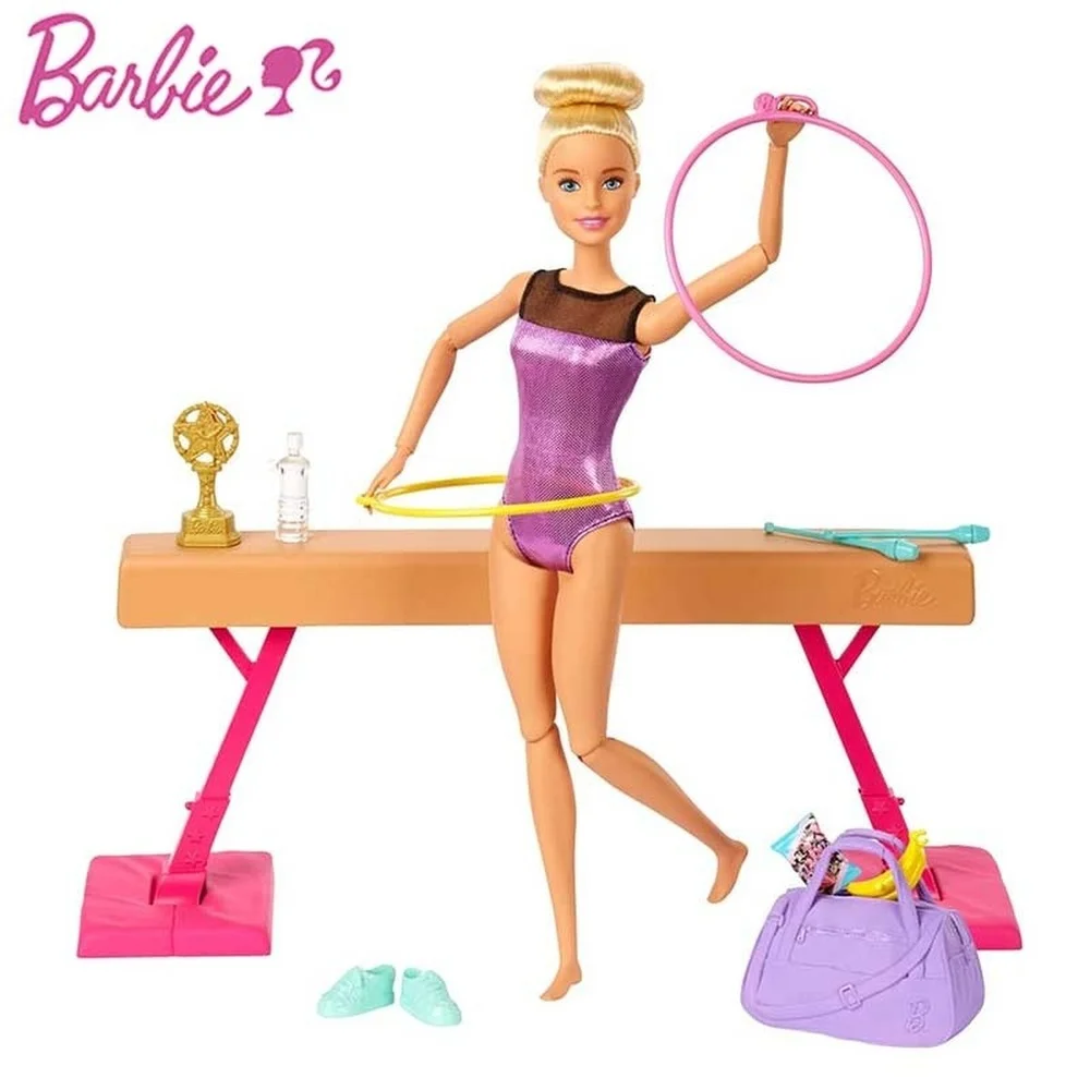 Оригинальная кукла Барби гимнаст наряд шезлонг для Набор девочек спортивный