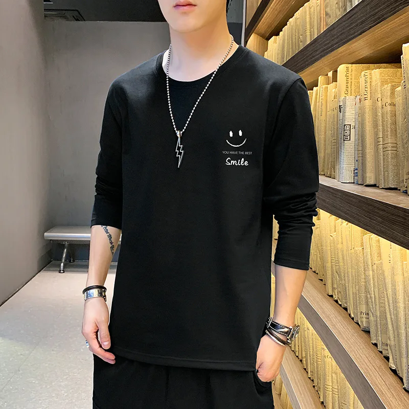 

Мужская Однотонная футболка с коротким рукавом, круглым вырезом и принтом, серого цвета, 2023