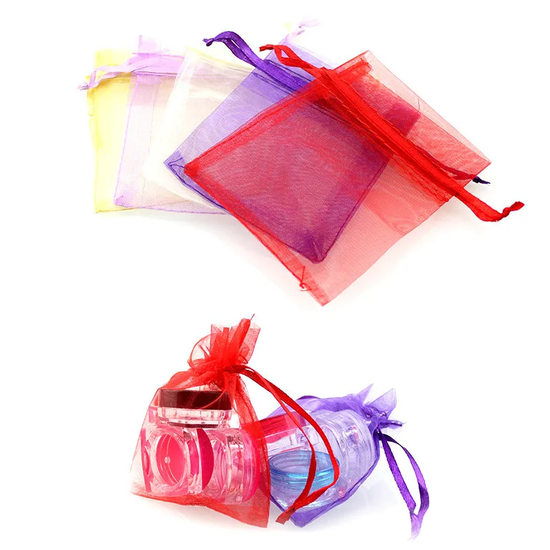 

Hot sale 100pcs/lot (7x9cm) Organza Bags Wedding Pouches Jewelry Packaging Bags Nice Gift Bag Wedding Party Birthday Gift Bag