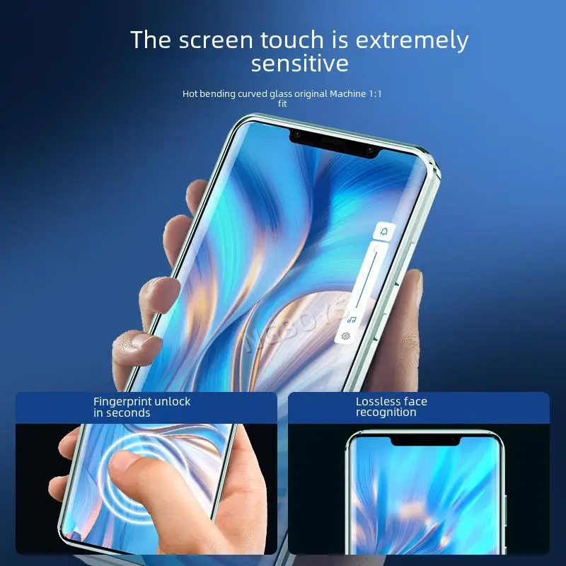 Чехол для Huawei Mate 50 CET LX9 360 полная защита передний Прозрачный чехол из закаленного